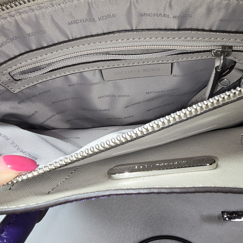 Michael Kors Purple Crossbody Bag - Picture 11 of 16